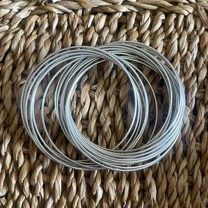 Silpada 21 interlocking Bangle Bracelets